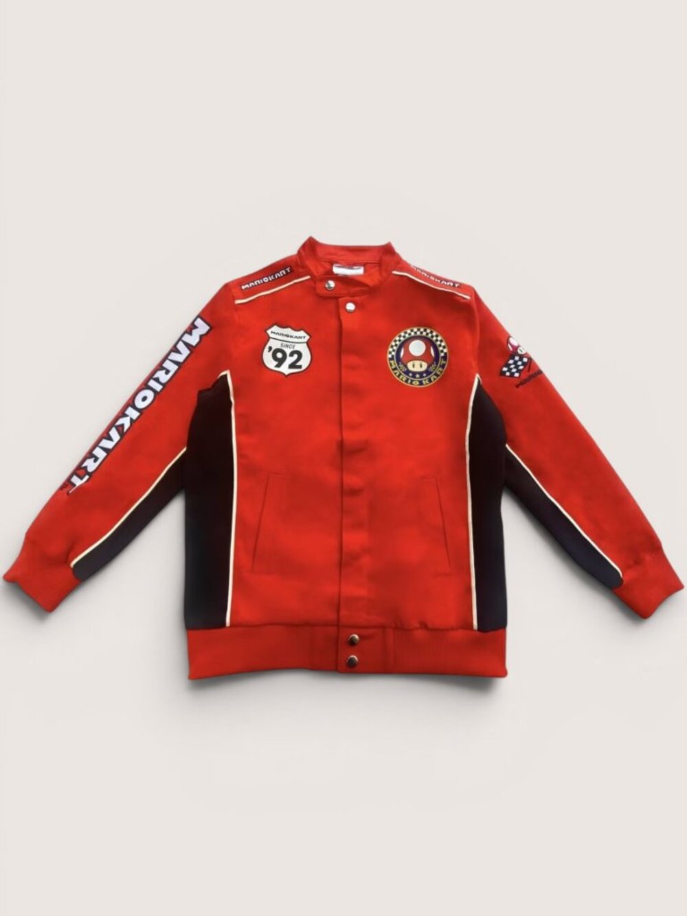 Mario Kart Canvas Racing Jacket Red